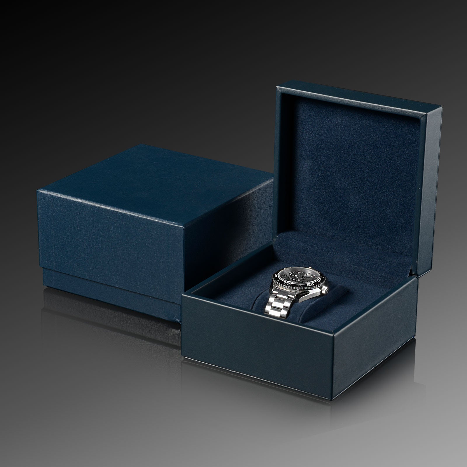 Single Blue Watch Box